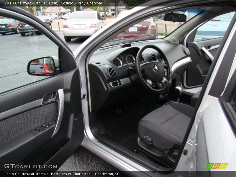 Cosmic Silver / Charcoal 2010 Chevrolet Aveo LT Sedan