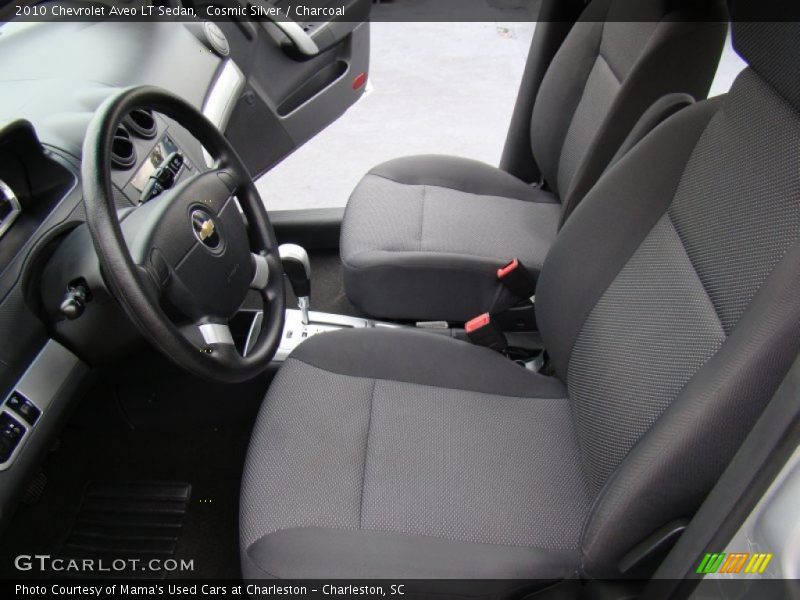 Cosmic Silver / Charcoal 2010 Chevrolet Aveo LT Sedan