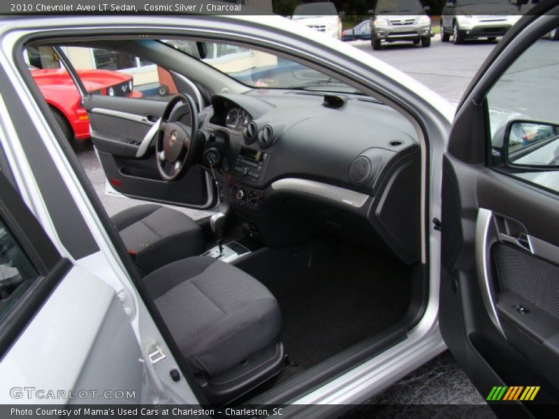 Cosmic Silver / Charcoal 2010 Chevrolet Aveo LT Sedan