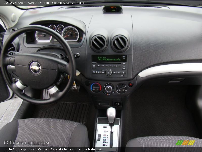 Cosmic Silver / Charcoal 2010 Chevrolet Aveo LT Sedan