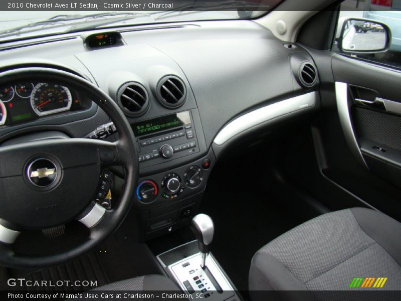 Cosmic Silver / Charcoal 2010 Chevrolet Aveo LT Sedan