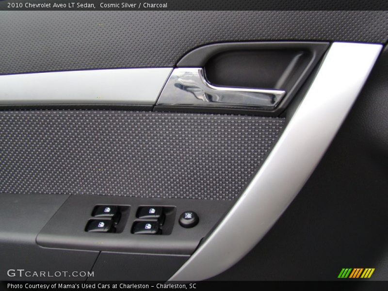 Cosmic Silver / Charcoal 2010 Chevrolet Aveo LT Sedan