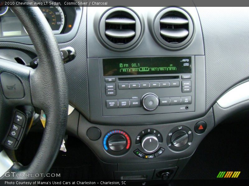 Cosmic Silver / Charcoal 2010 Chevrolet Aveo LT Sedan