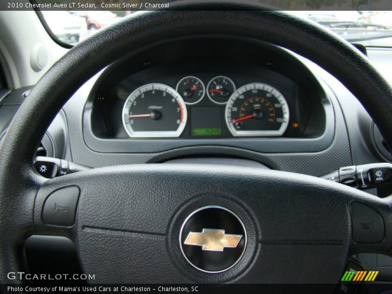 Cosmic Silver / Charcoal 2010 Chevrolet Aveo LT Sedan