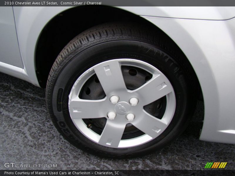 Cosmic Silver / Charcoal 2010 Chevrolet Aveo LT Sedan