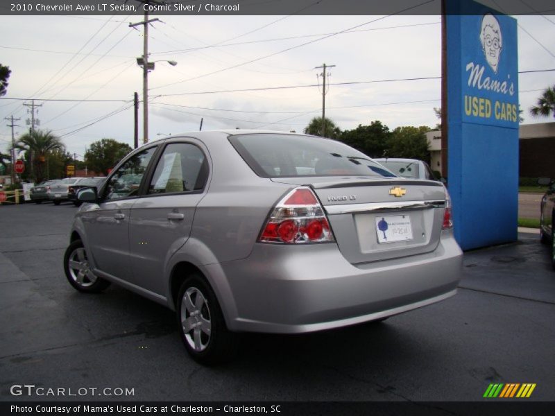 Cosmic Silver / Charcoal 2010 Chevrolet Aveo LT Sedan