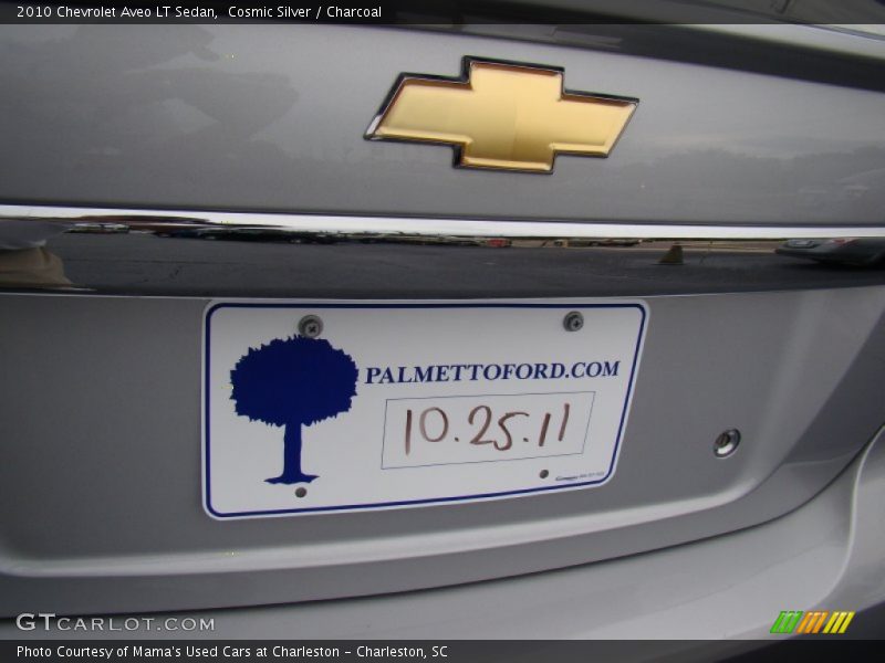 Cosmic Silver / Charcoal 2010 Chevrolet Aveo LT Sedan