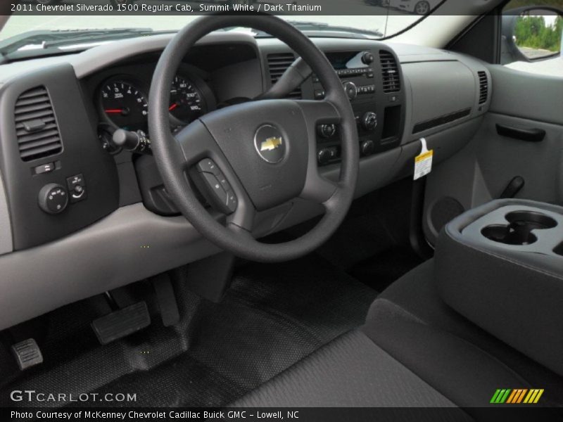 Dark Titanium Interior - 2011 Silverado 1500 Regular Cab 