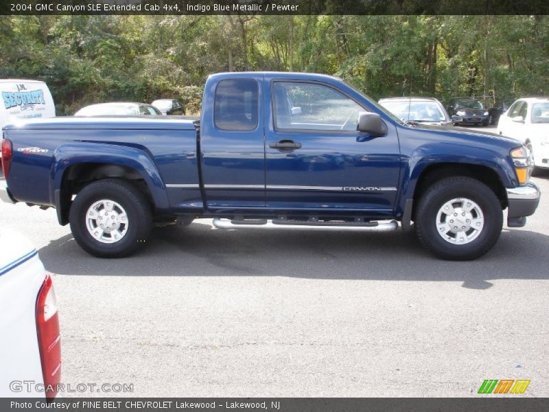  2004 Canyon SLE Extended Cab 4x4 Indigo Blue Metallic