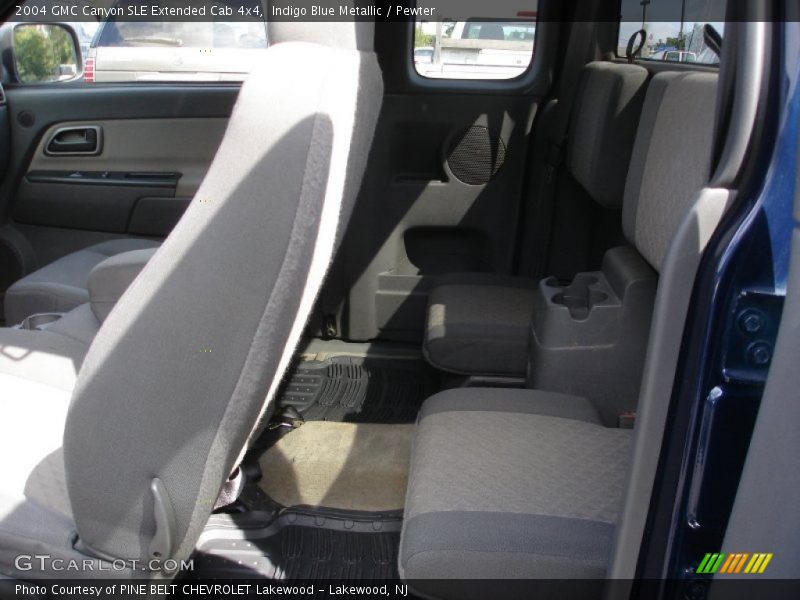 Indigo Blue Metallic / Pewter 2004 GMC Canyon SLE Extended Cab 4x4