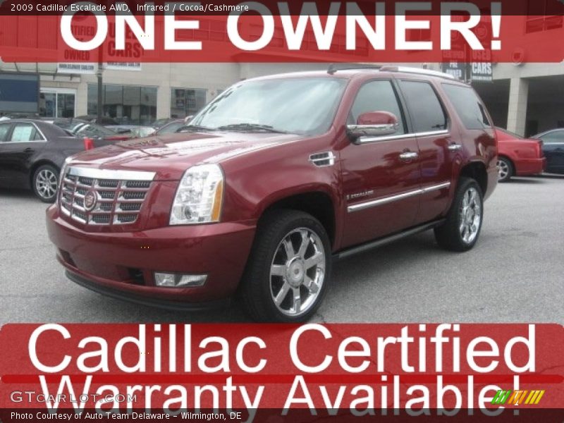 Infrared / Cocoa/Cashmere 2009 Cadillac Escalade AWD