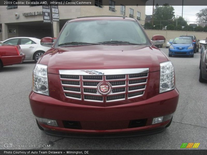 Infrared / Cocoa/Cashmere 2009 Cadillac Escalade AWD