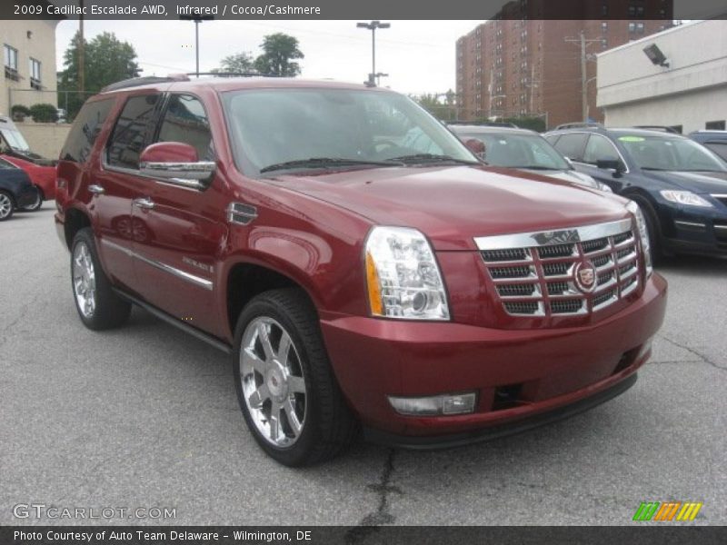 Infrared / Cocoa/Cashmere 2009 Cadillac Escalade AWD