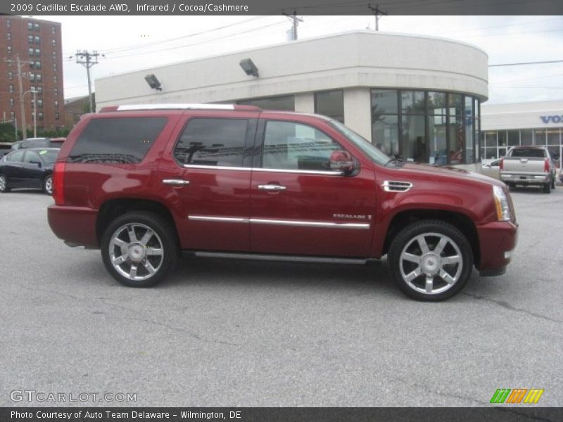 Infrared / Cocoa/Cashmere 2009 Cadillac Escalade AWD