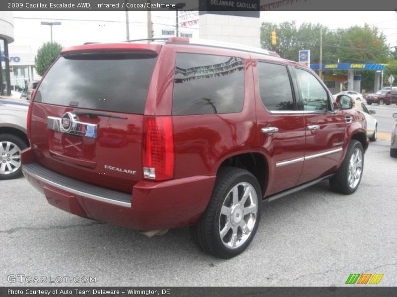 Infrared / Cocoa/Cashmere 2009 Cadillac Escalade AWD
