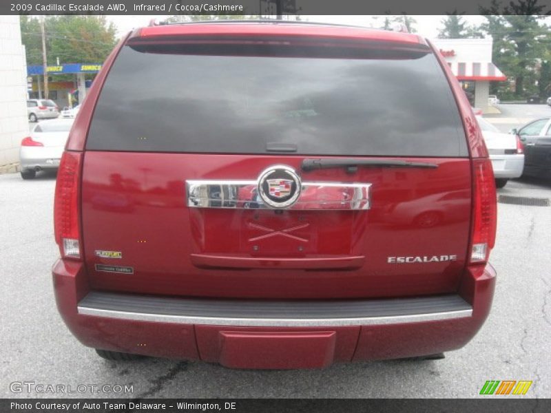 Infrared / Cocoa/Cashmere 2009 Cadillac Escalade AWD