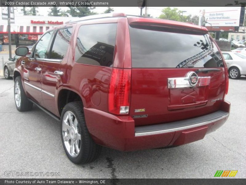 Infrared / Cocoa/Cashmere 2009 Cadillac Escalade AWD