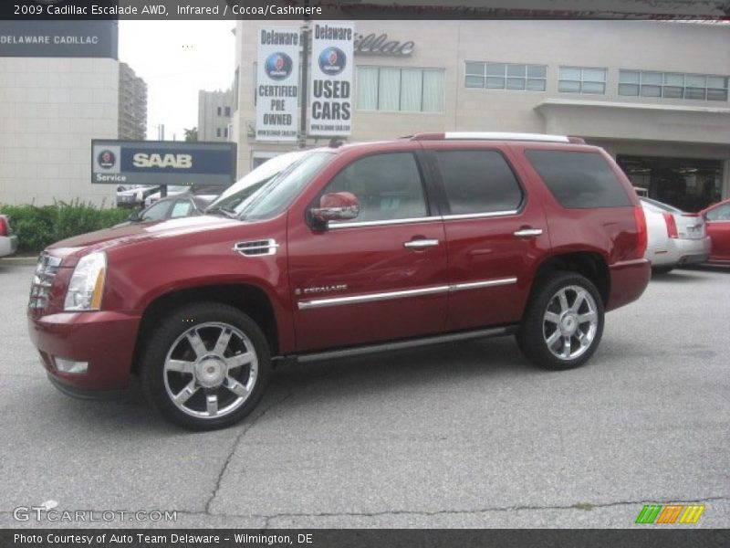 Infrared / Cocoa/Cashmere 2009 Cadillac Escalade AWD