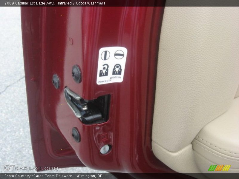 Infrared / Cocoa/Cashmere 2009 Cadillac Escalade AWD