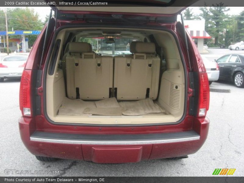 Infrared / Cocoa/Cashmere 2009 Cadillac Escalade AWD