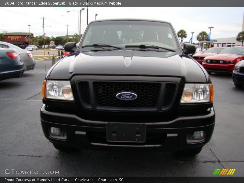 Black / Black/Medium Pebble 2004 Ford Ranger Edge SuperCab