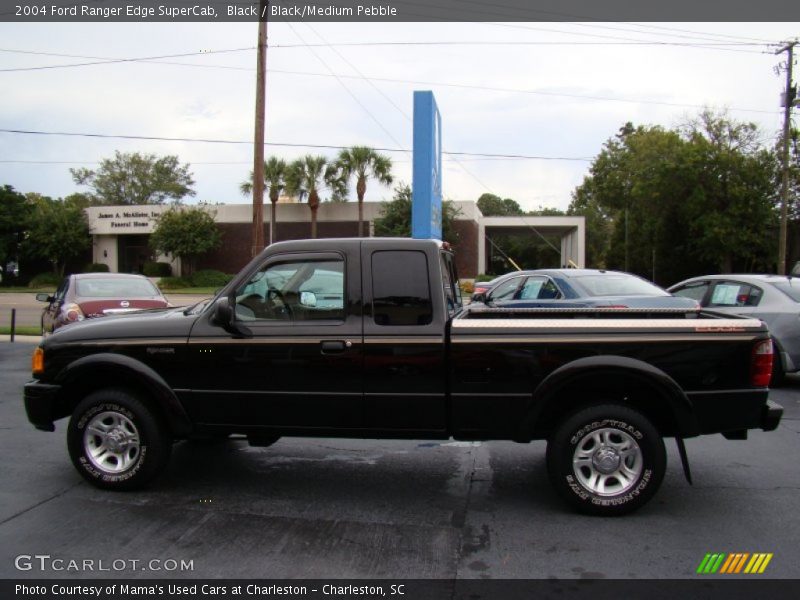 Black / Black/Medium Pebble 2004 Ford Ranger Edge SuperCab