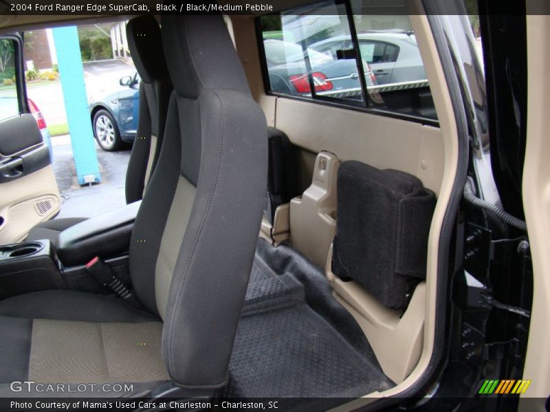 Black / Black/Medium Pebble 2004 Ford Ranger Edge SuperCab