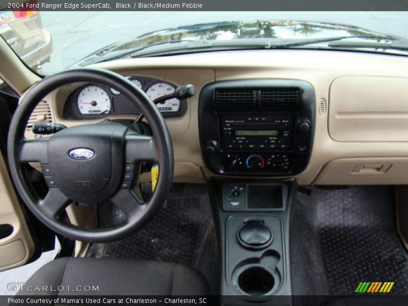Black / Black/Medium Pebble 2004 Ford Ranger Edge SuperCab