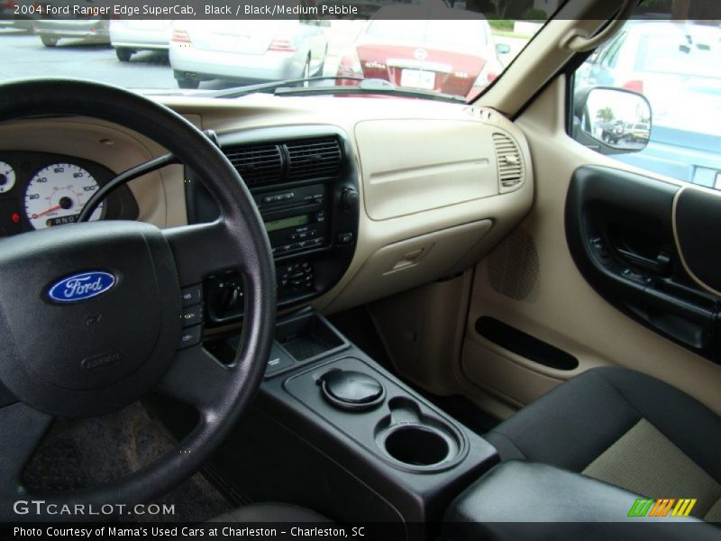 Black / Black/Medium Pebble 2004 Ford Ranger Edge SuperCab