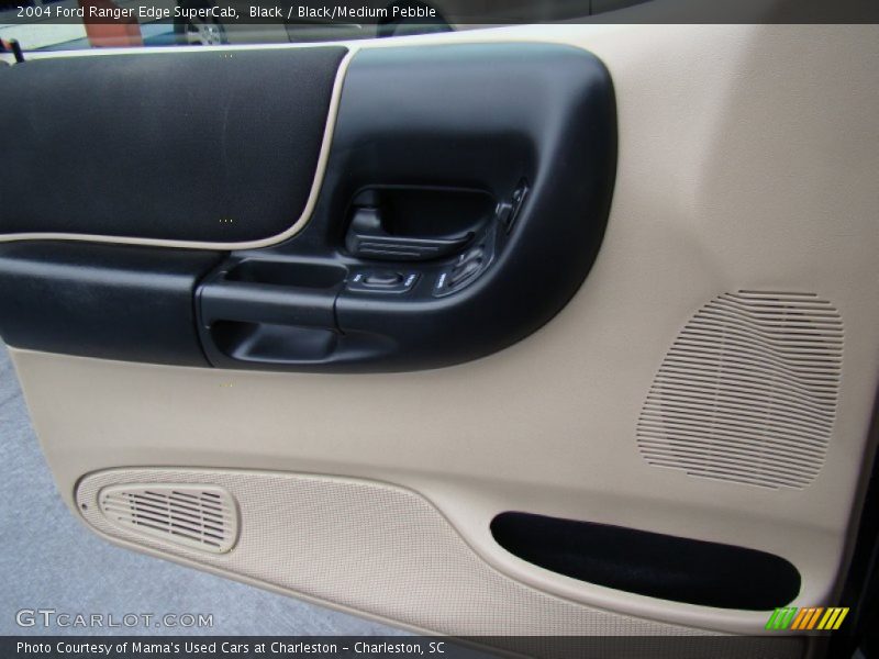 Black / Black/Medium Pebble 2004 Ford Ranger Edge SuperCab