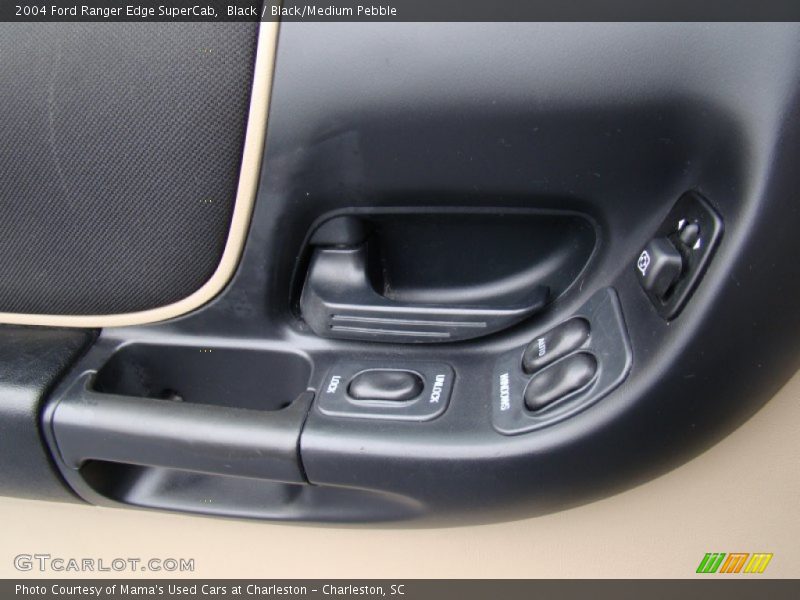 Black / Black/Medium Pebble 2004 Ford Ranger Edge SuperCab
