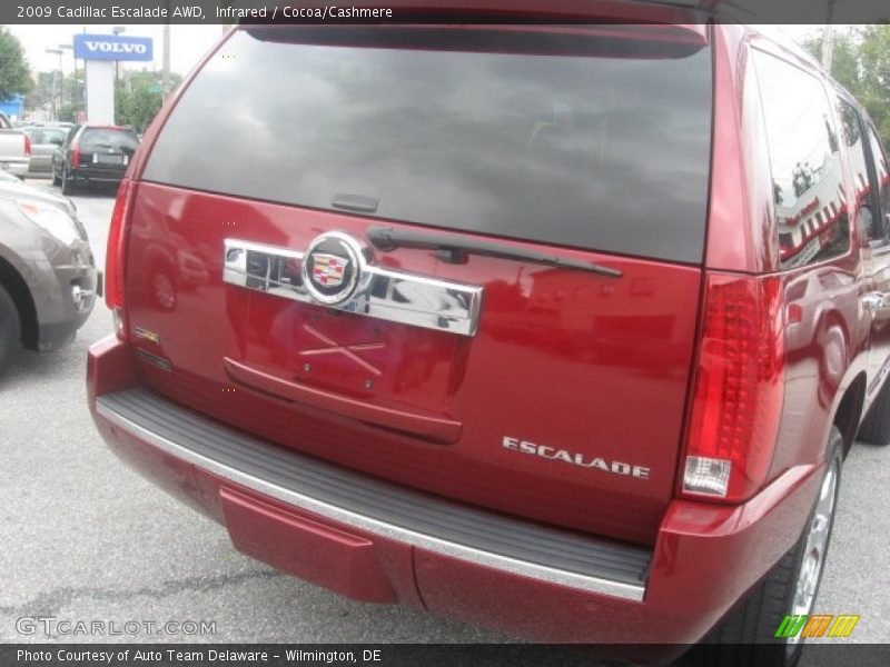 Infrared / Cocoa/Cashmere 2009 Cadillac Escalade AWD