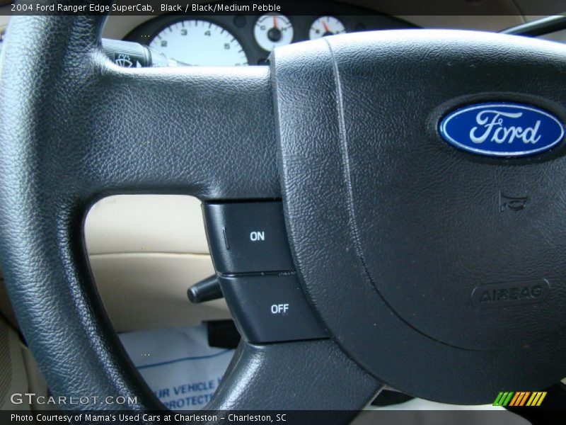 Black / Black/Medium Pebble 2004 Ford Ranger Edge SuperCab