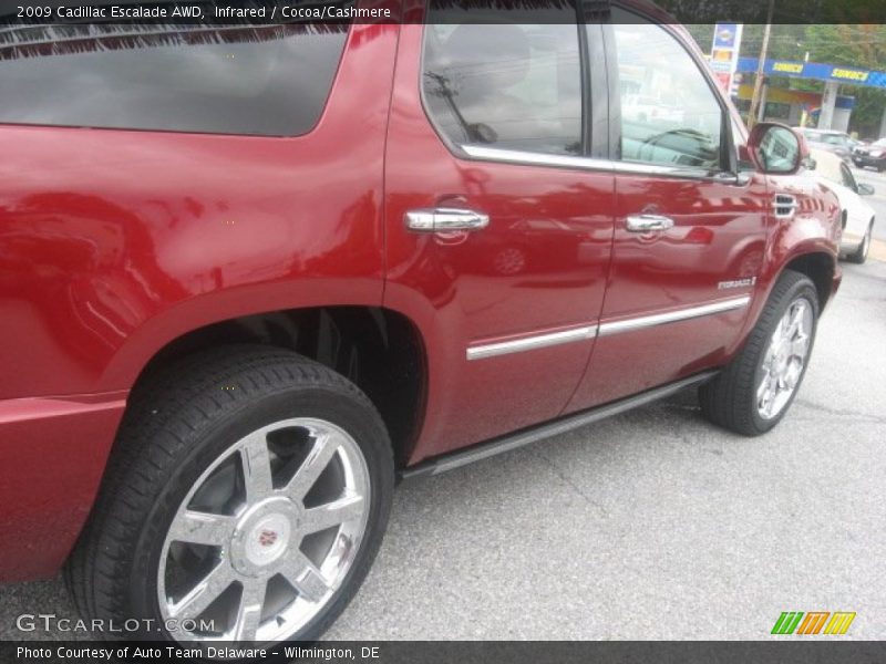 Infrared / Cocoa/Cashmere 2009 Cadillac Escalade AWD