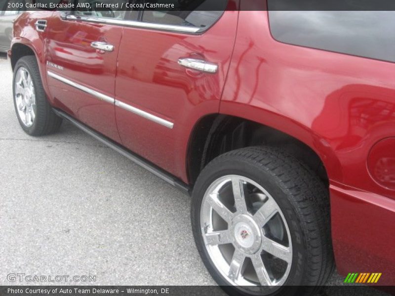 Infrared / Cocoa/Cashmere 2009 Cadillac Escalade AWD