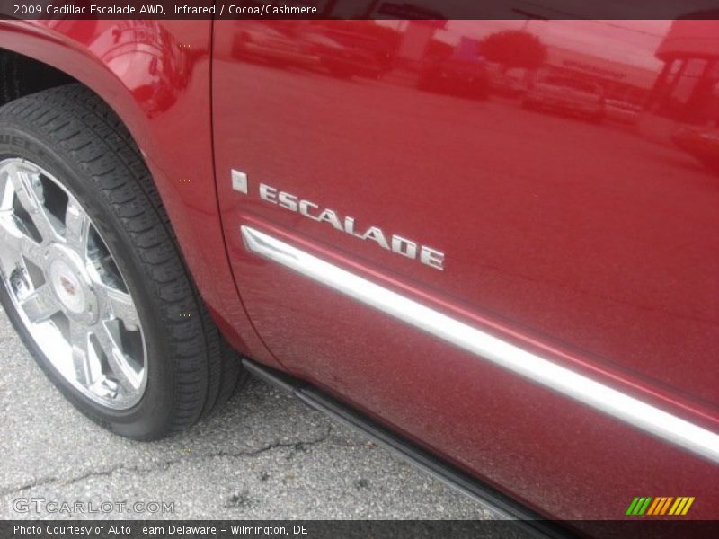 Infrared / Cocoa/Cashmere 2009 Cadillac Escalade AWD
