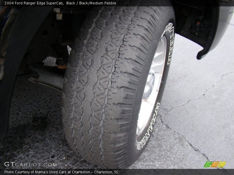 Black / Black/Medium Pebble 2004 Ford Ranger Edge SuperCab