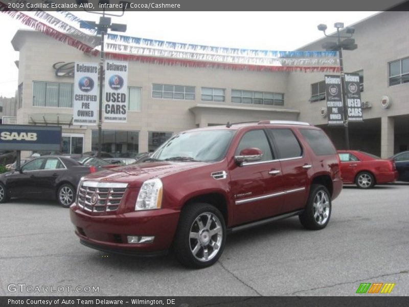 Infrared / Cocoa/Cashmere 2009 Cadillac Escalade AWD
