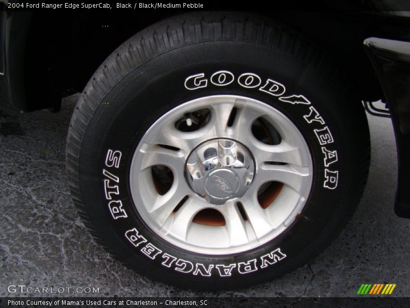 Black / Black/Medium Pebble 2004 Ford Ranger Edge SuperCab