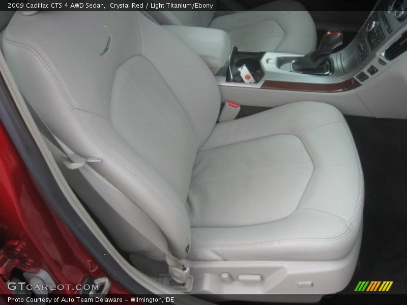 Crystal Red / Light Titanium/Ebony 2009 Cadillac CTS 4 AWD Sedan