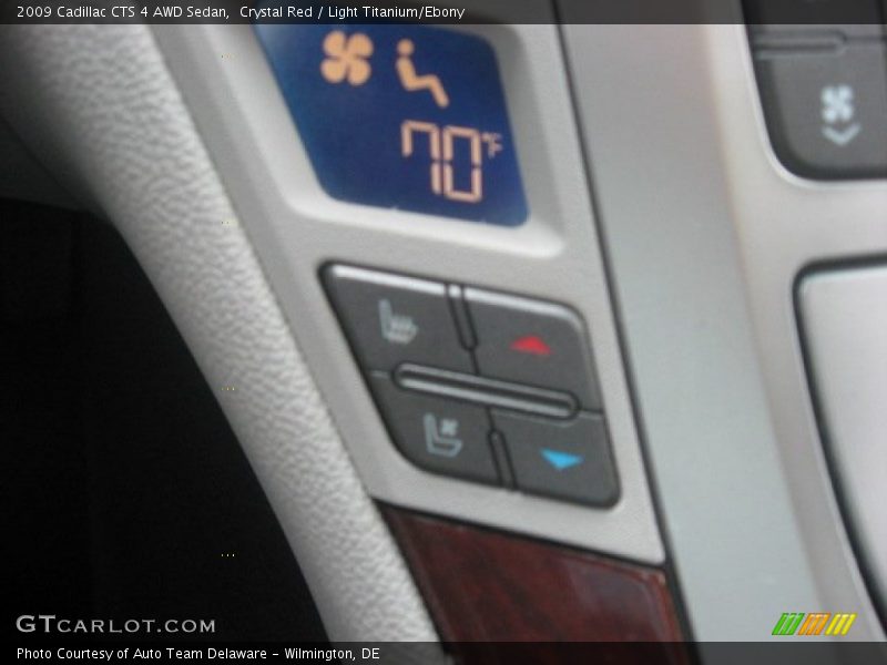 Crystal Red / Light Titanium/Ebony 2009 Cadillac CTS 4 AWD Sedan