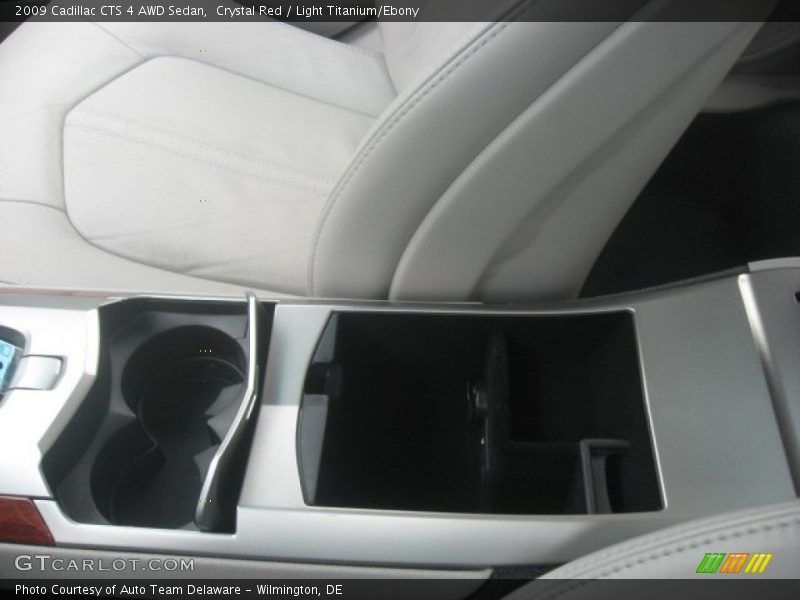 Crystal Red / Light Titanium/Ebony 2009 Cadillac CTS 4 AWD Sedan