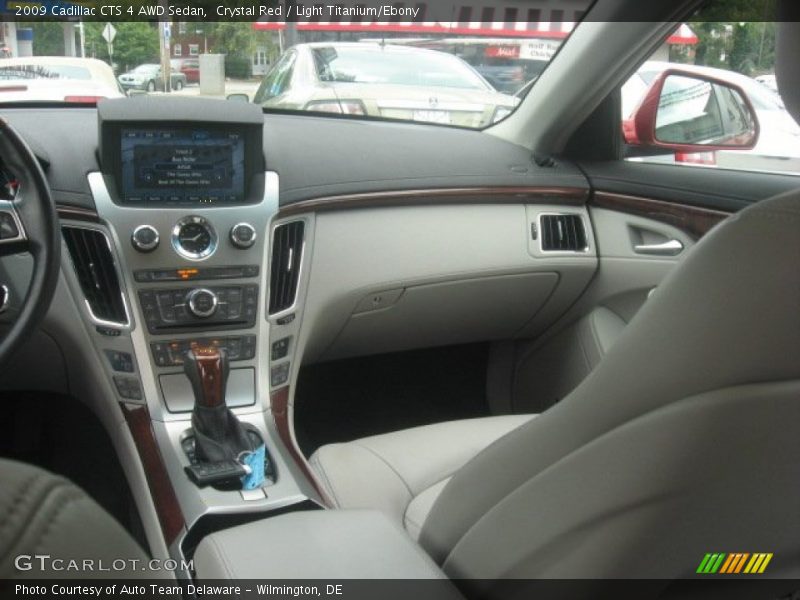 Crystal Red / Light Titanium/Ebony 2009 Cadillac CTS 4 AWD Sedan
