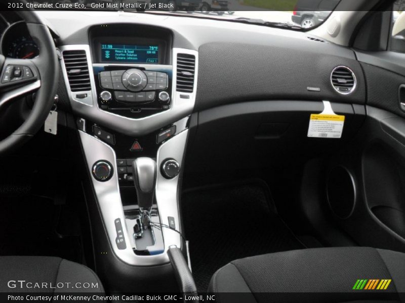 Gold Mist Metallic / Jet Black 2012 Chevrolet Cruze Eco