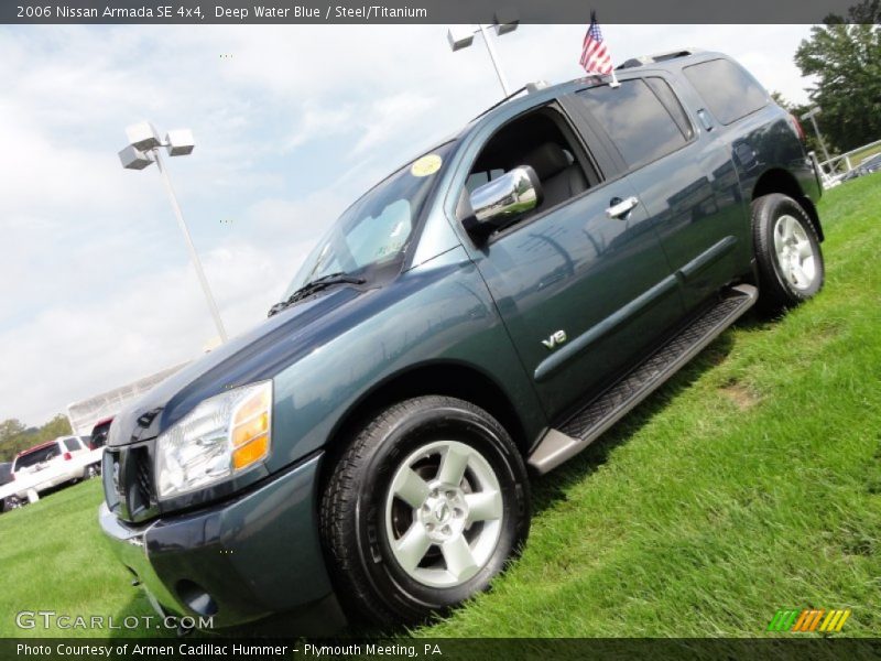 Deep Water Blue / Steel/Titanium 2006 Nissan Armada SE 4x4