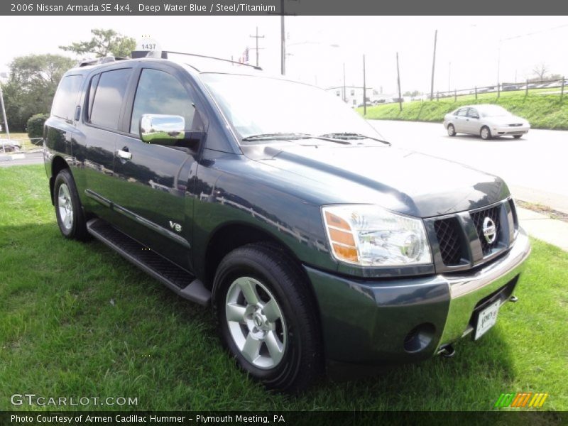 Deep Water Blue / Steel/Titanium 2006 Nissan Armada SE 4x4