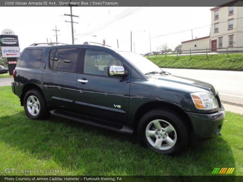 Deep Water Blue / Steel/Titanium 2006 Nissan Armada SE 4x4
