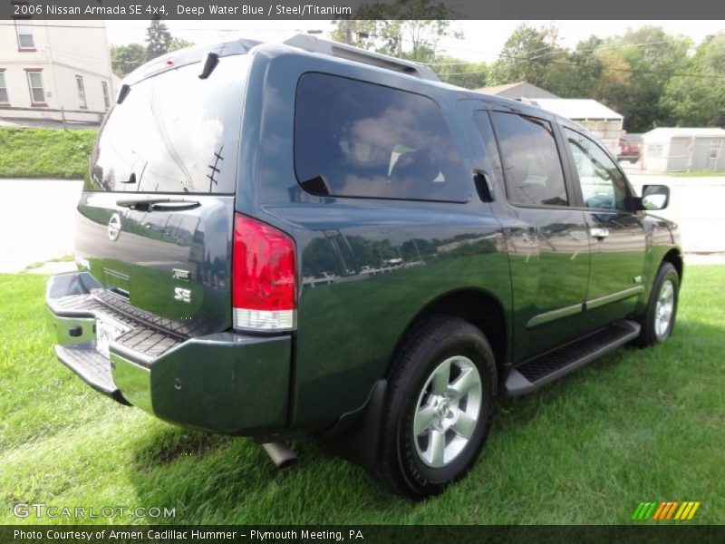Deep Water Blue / Steel/Titanium 2006 Nissan Armada SE 4x4