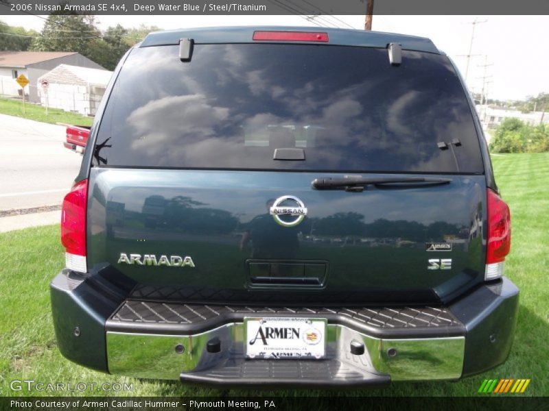 Deep Water Blue / Steel/Titanium 2006 Nissan Armada SE 4x4