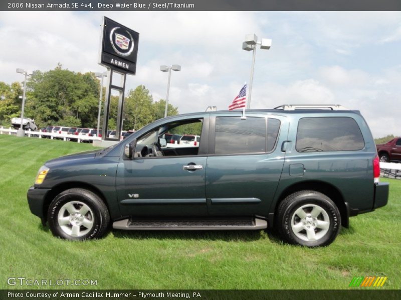 Deep Water Blue / Steel/Titanium 2006 Nissan Armada SE 4x4